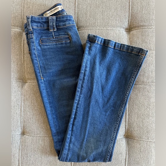 Pilcro and the Letterpresss High-Rise Trouser Bootcut Jeans, Size 25 - Picture 2 of 11